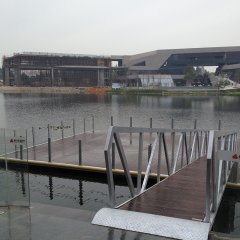 什么是拋錨式浮橋固定方式？